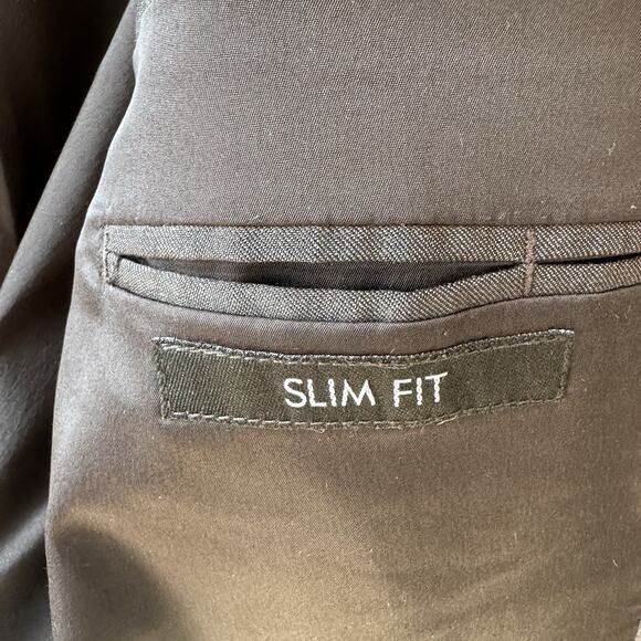 Jos A Bank Men’s 42 X Long Travelers Tech Blazer Gray Wool Stretch Slim Fit EUC - Picture 6 of 9